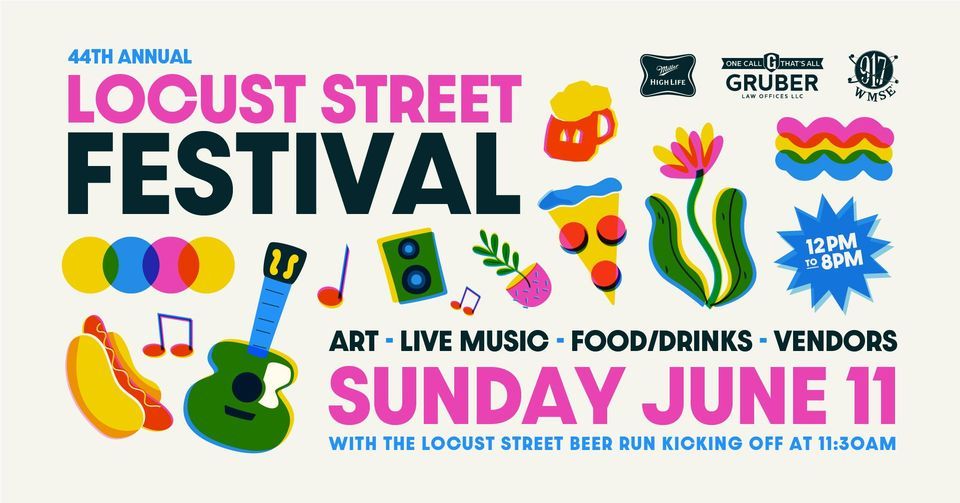 44th Annual Locust Street Festival, Locust Street Festival of Music and