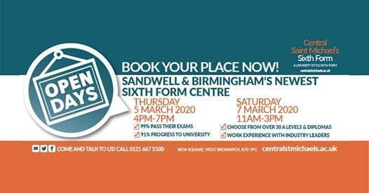 Central Saint Michaels Sixth Form Open Day West Bromwich
