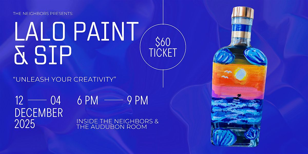 LALO Paint & Sip, 4 December | Event in Orlando | AllEvents