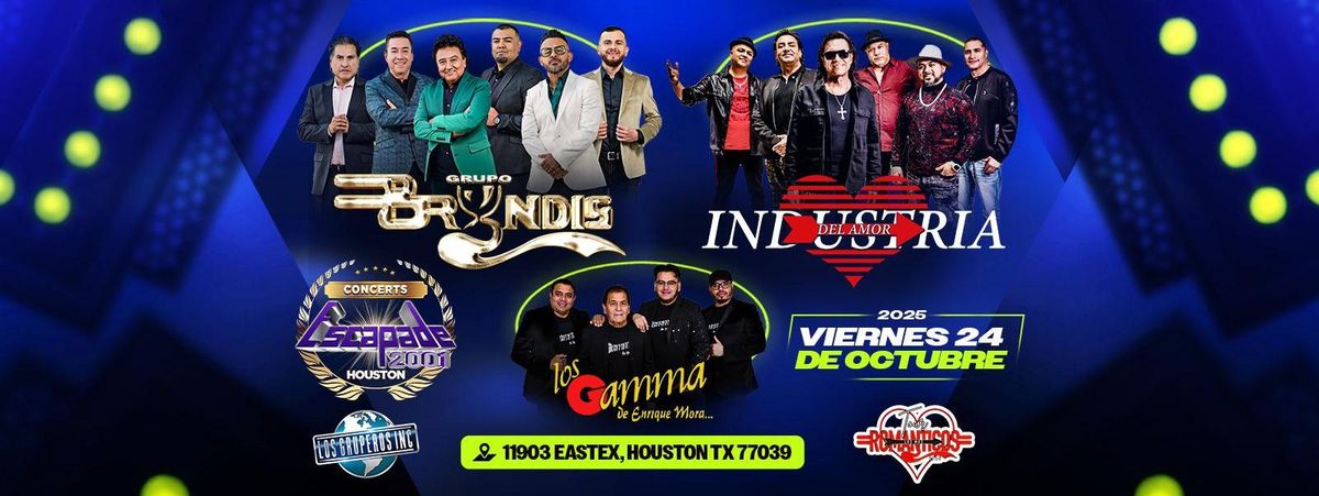 GRUPO BRYNDIS, INDUSTRIA DEL AMOR & MAS, 24 October | Event in Houston | AllEvents