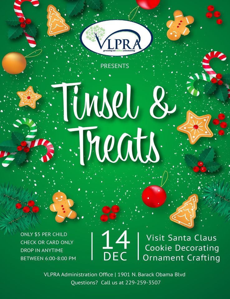 Tinsel & Treats, 1901 North Barack Obama Blvd Valdosta, (VLPRA