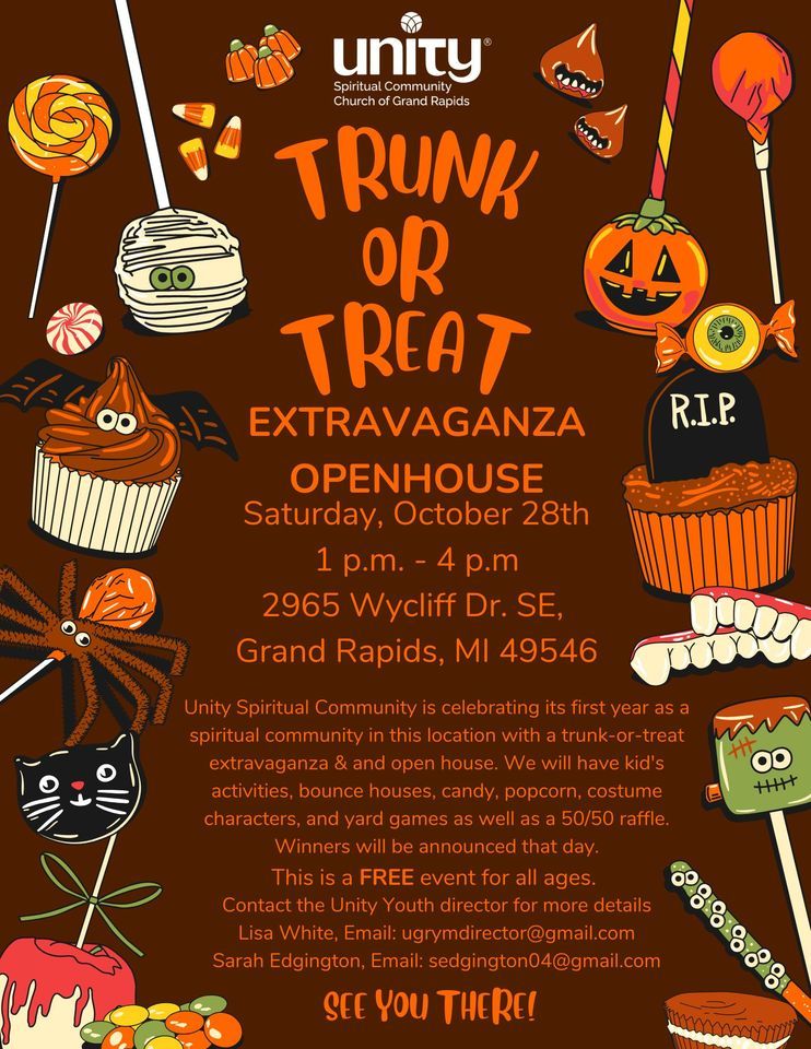 Trunk or Treat Extravaganza Openhouse, Unity Spiritual Community of
