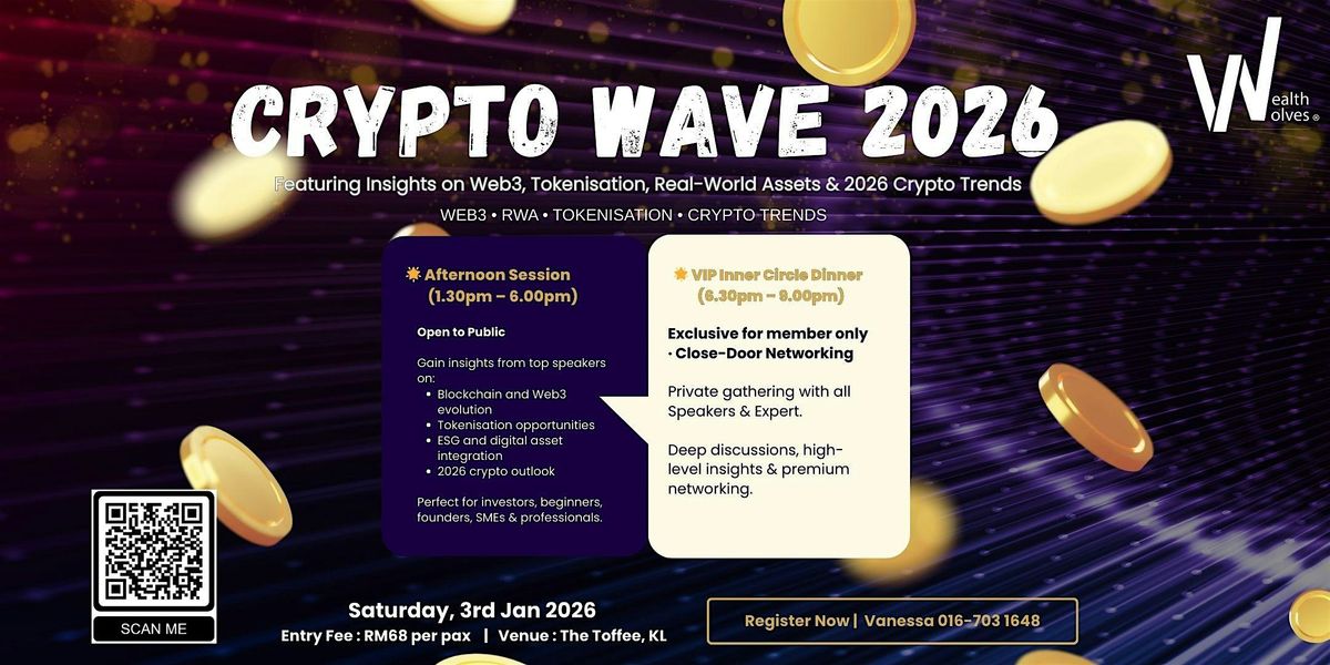 Crypto Wave 2026, 3 January | Event in Kuala Lumpur | AllEvents