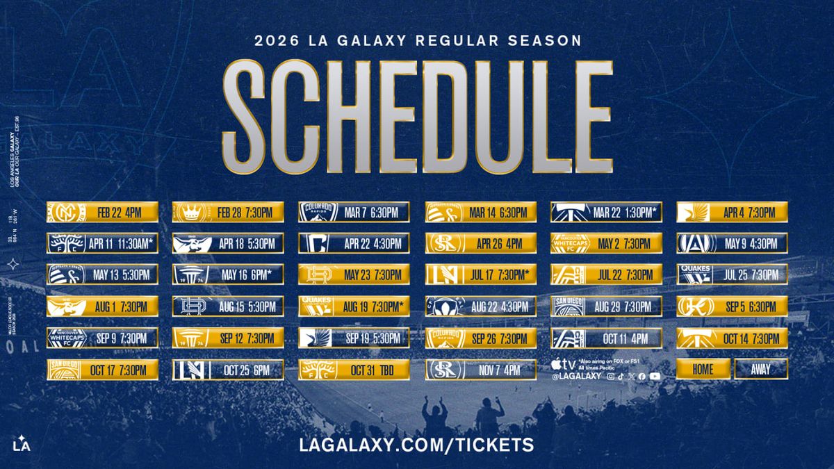 New York City FC at LA Galaxy, 23 February | Event in Carson | AllEvents