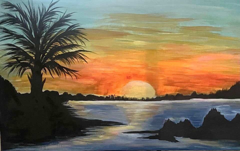 Gulfport MS Paint Sip and Eat, Mugshots Grill & BarGulfport, MS, July