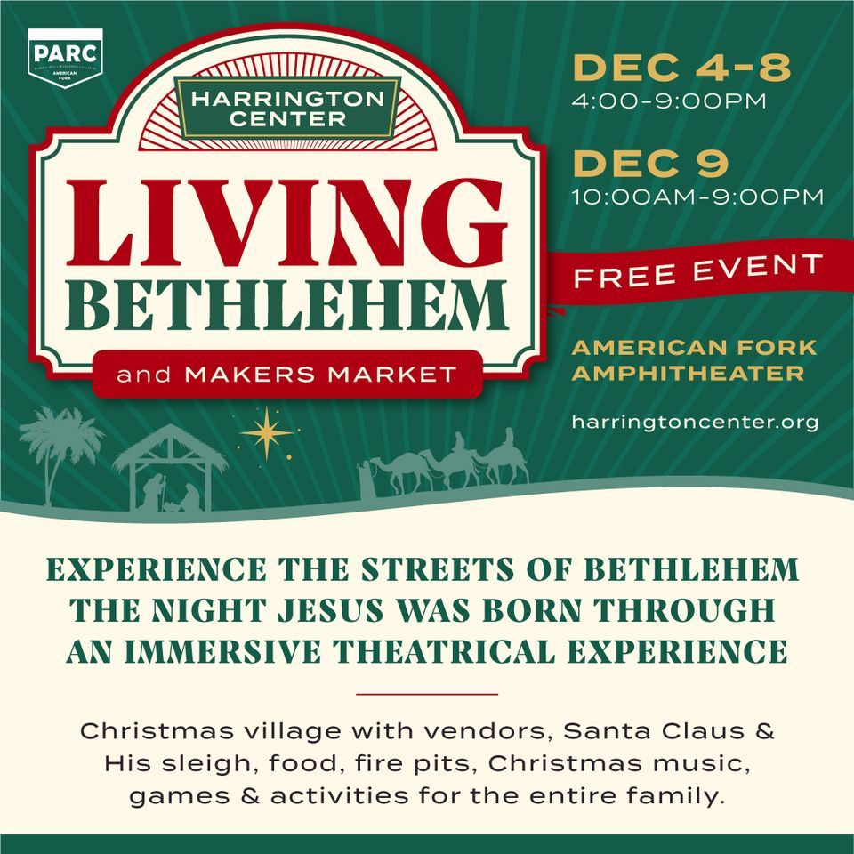 Living Bethlehem and Makers Market, American Fork Amphitheater, 4