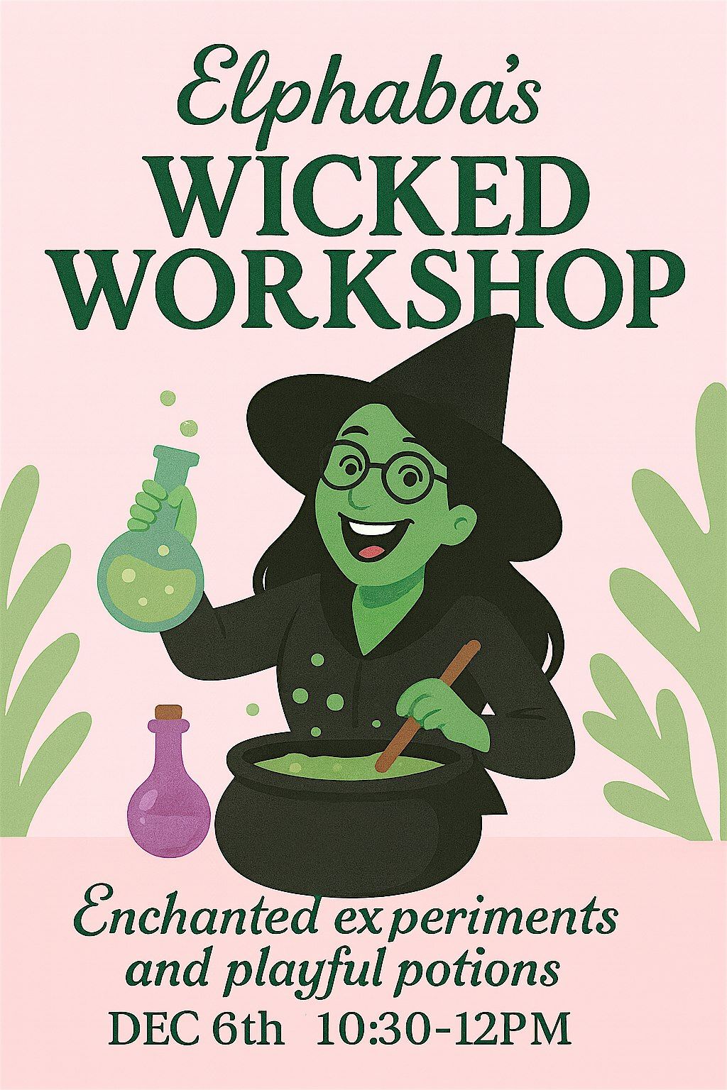 Elphaba's Wickedly Clever Workshop, 6 December | Event in Erie | AllEvents