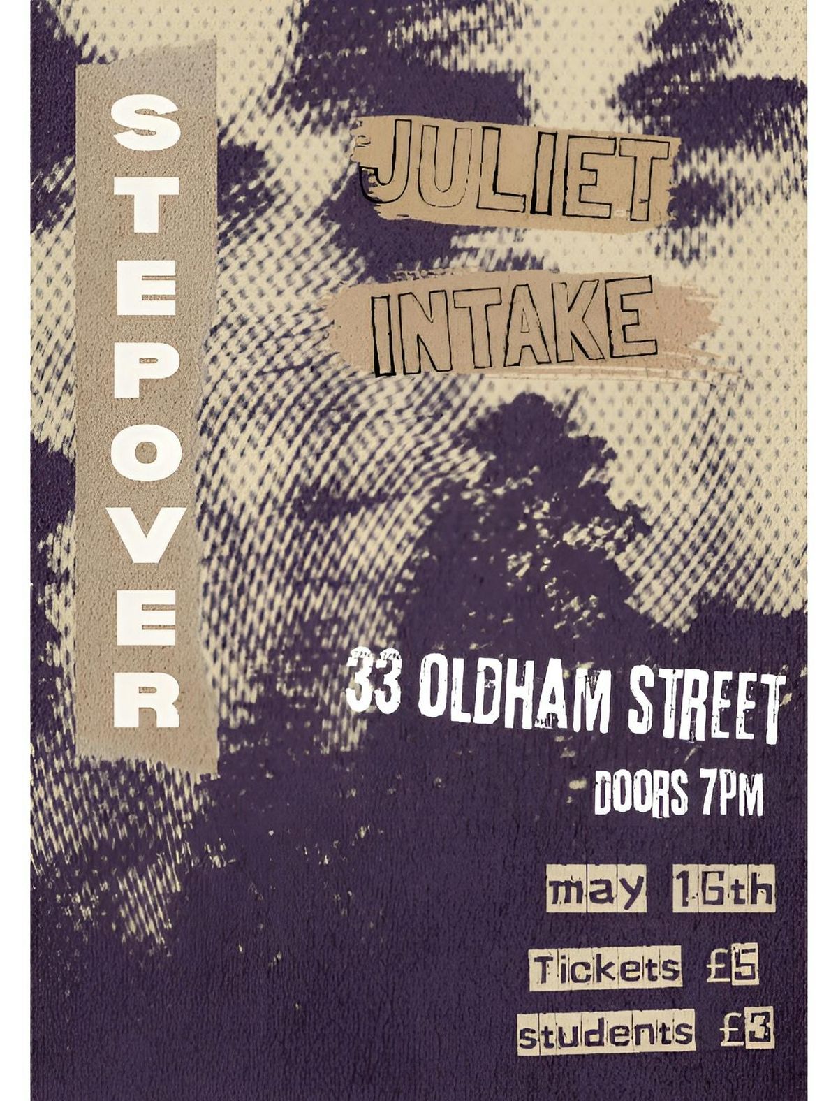 Stepover @ 33 OLDHAM STREET | Event in Manchester | AllEvents