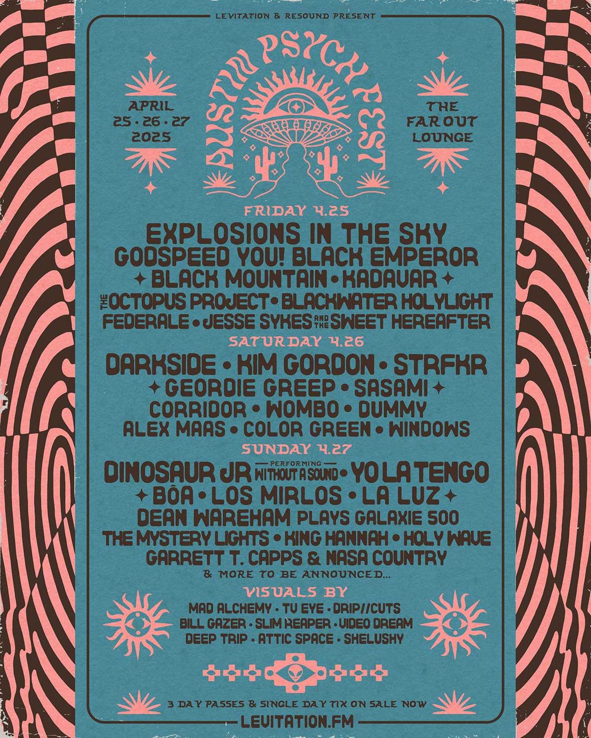 Austin Psych Fest - 3 Day Pass at Far Out Lounge, 8 May | Event in Austin | AllEvents