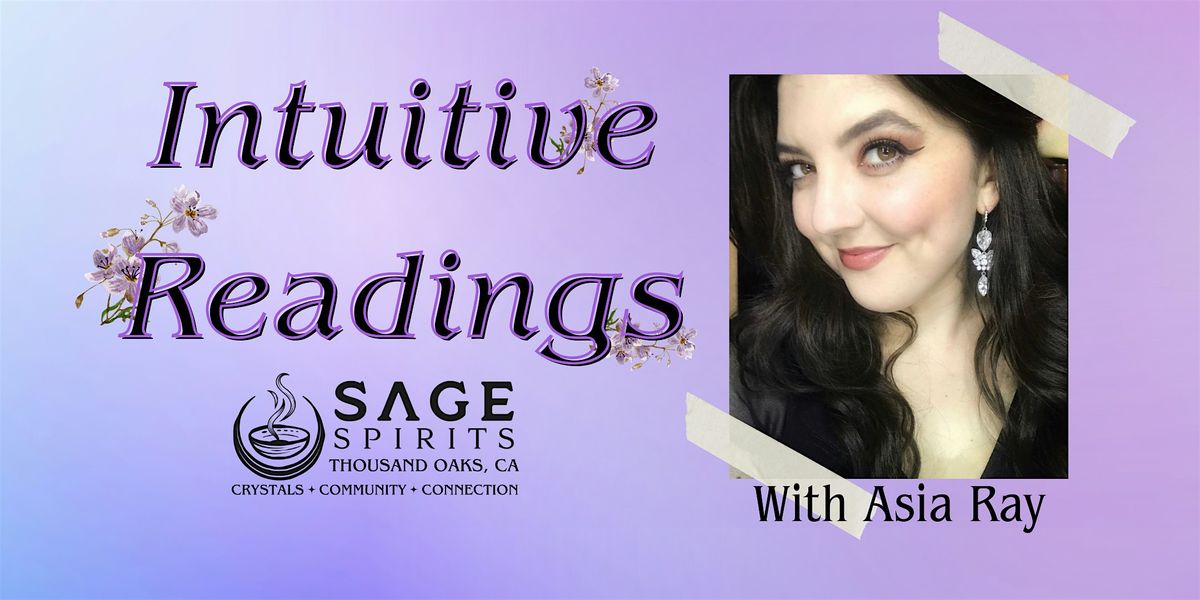 Intuitive Readings with Asia Ray, 7 December | Event in Thousand Oaks | AllEvents