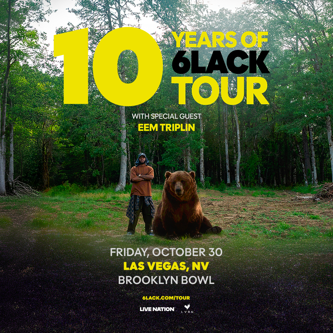 6LACK at Fillmore Auditorium Denver