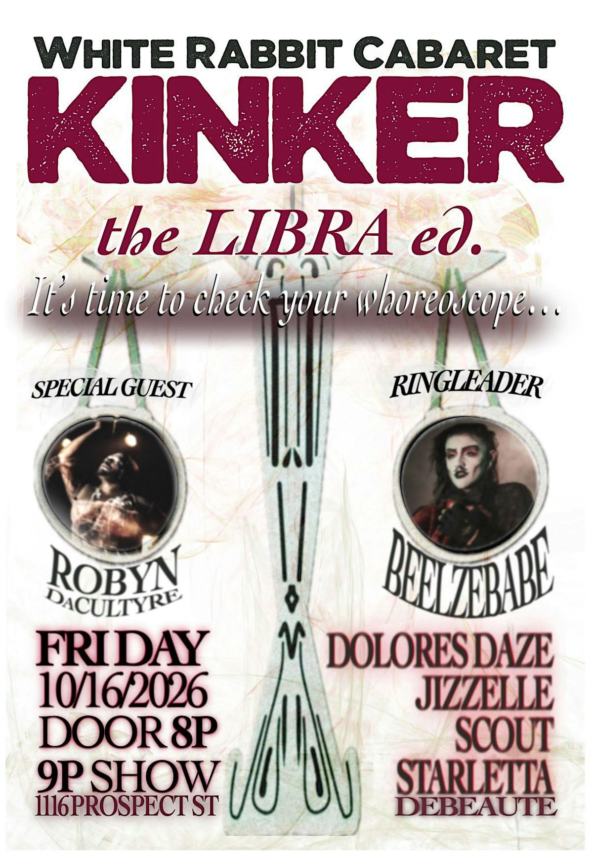 Beelzebabe presents KINKER - Freakshow Cabaret, White Rabbit Cabaret ...