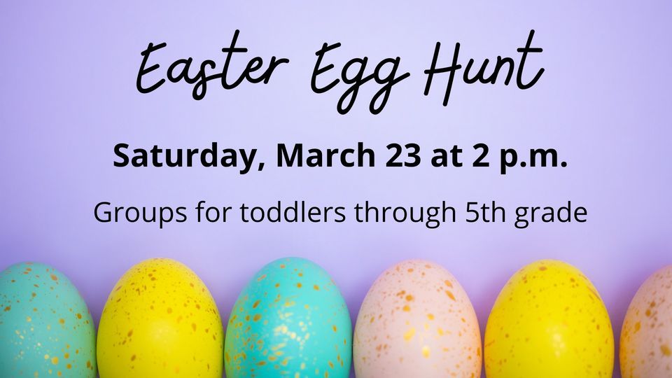 Annual Easter Egg Hunt, Gibsonville United Methodist Church, 23 March