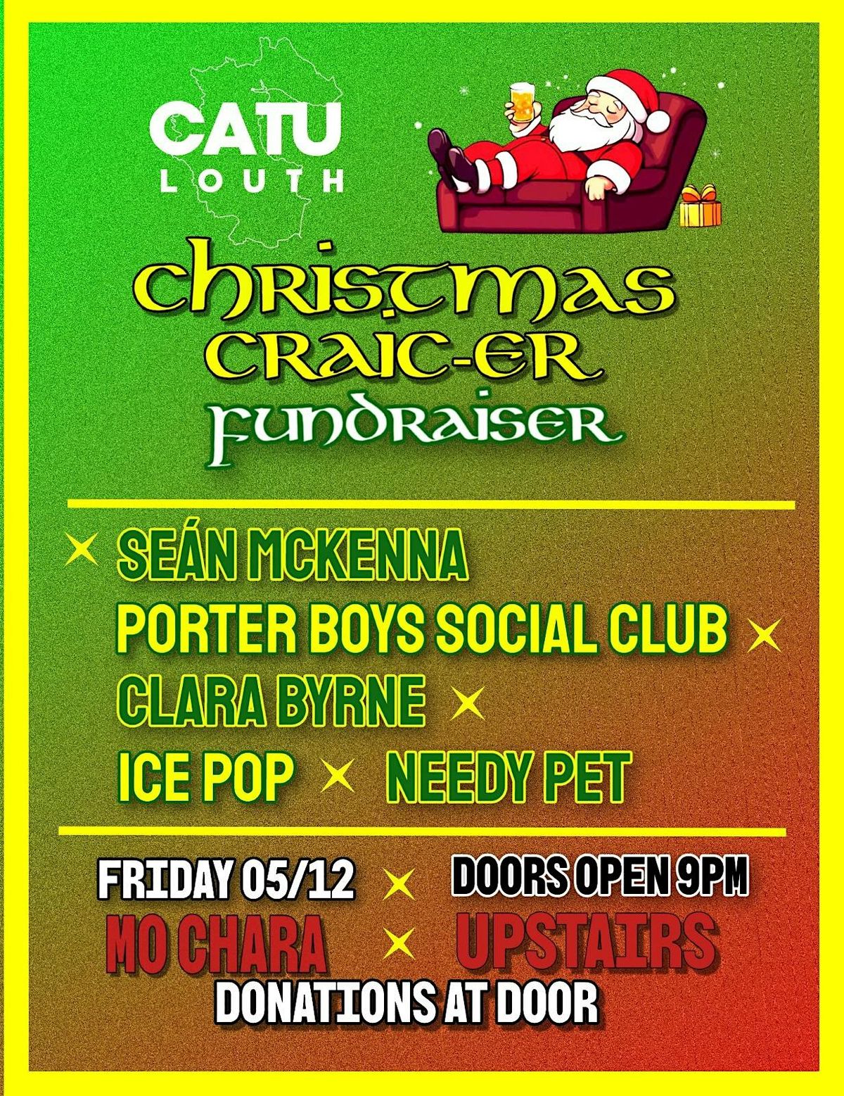 CATU Louth Christmas Craic-er Fundraiser | Event in Dundalk | AllEvents