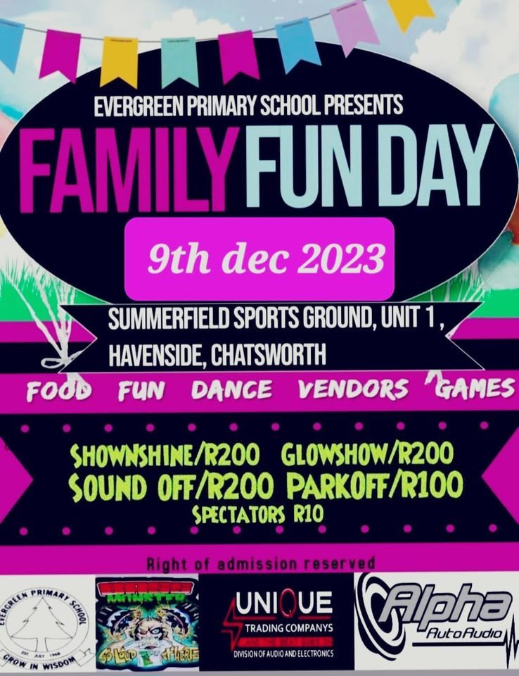 Evergreen Primary & Alpha Audio Presents a Car show & Family fun day