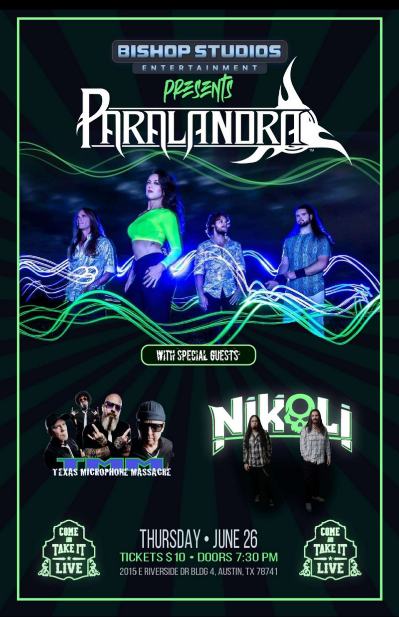 Paralandra at The 44 Sports Grill and Nightlife, 4 October | Event in Glendale | AllEvents