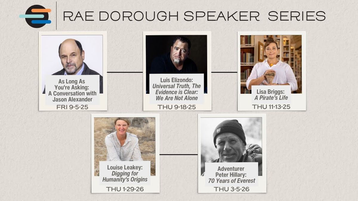 Rae Dorough Speaker Series - Louise Leakey at Bankhead Theater - Livermore Valley PAC, 29 January | AllEvents