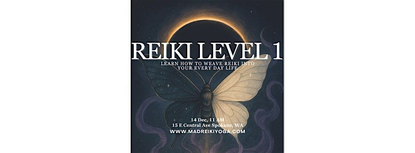 Reiki Level 1 Training, 14 December | Event in Spokane | AllEvents