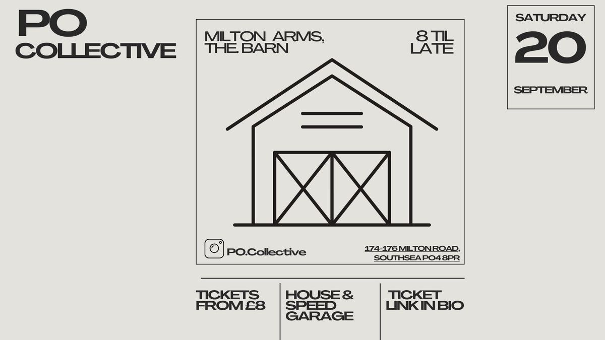 PO Collective @ The Barn , 20 September | Event in Portsmouth | AllEvents