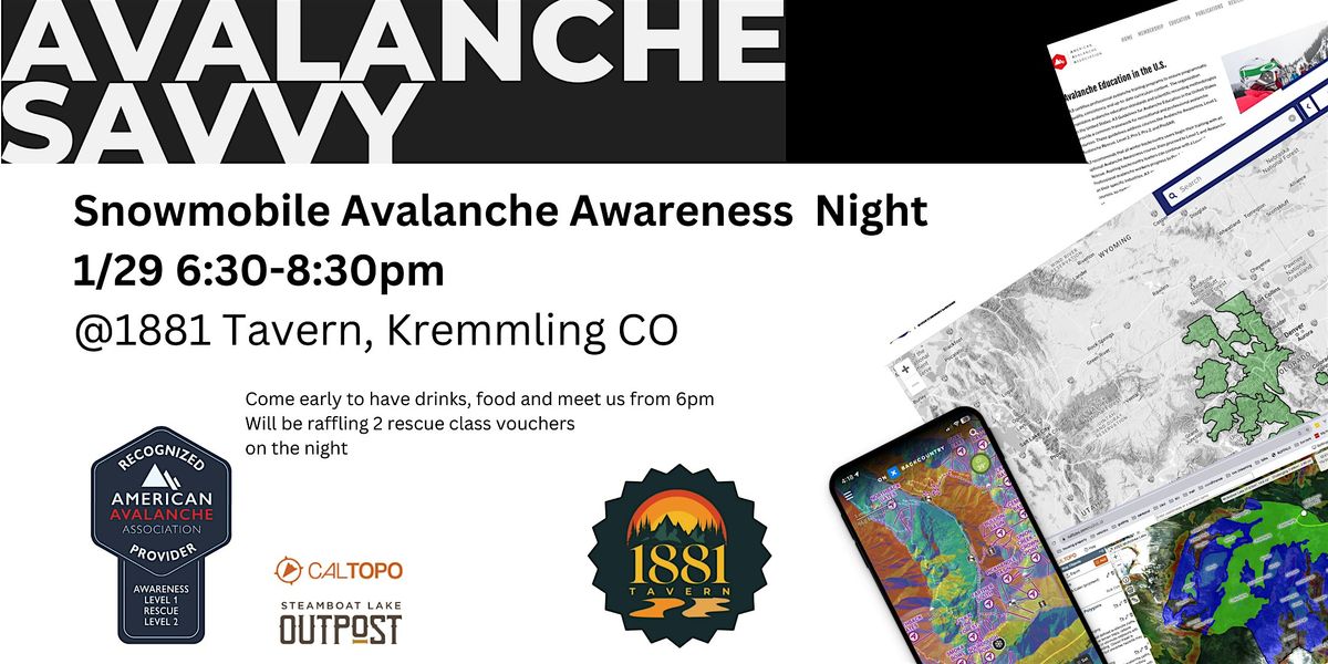 Snowmobile Avalanche Awareness Night - Kremmling, CO