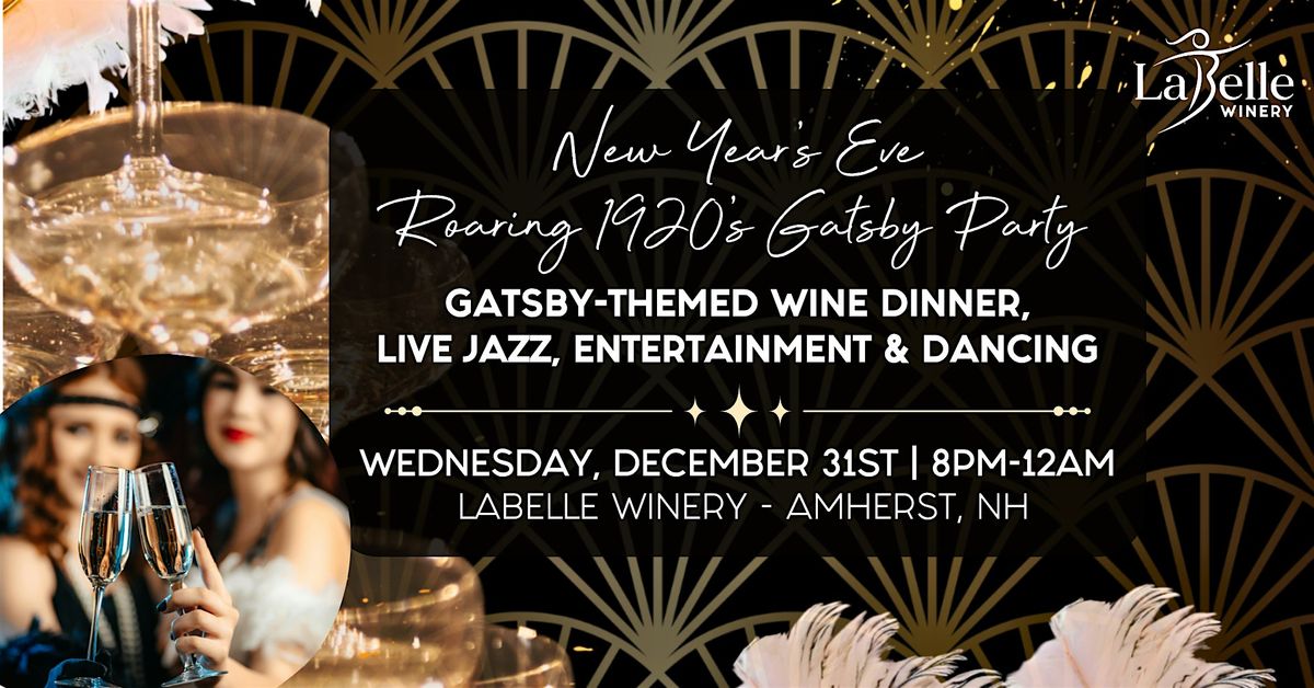 New Year's Eve Roaring 1920's Gatsby Dinner, Dancing & Jazz, 31 December | Event in Amherst | AllEvents
