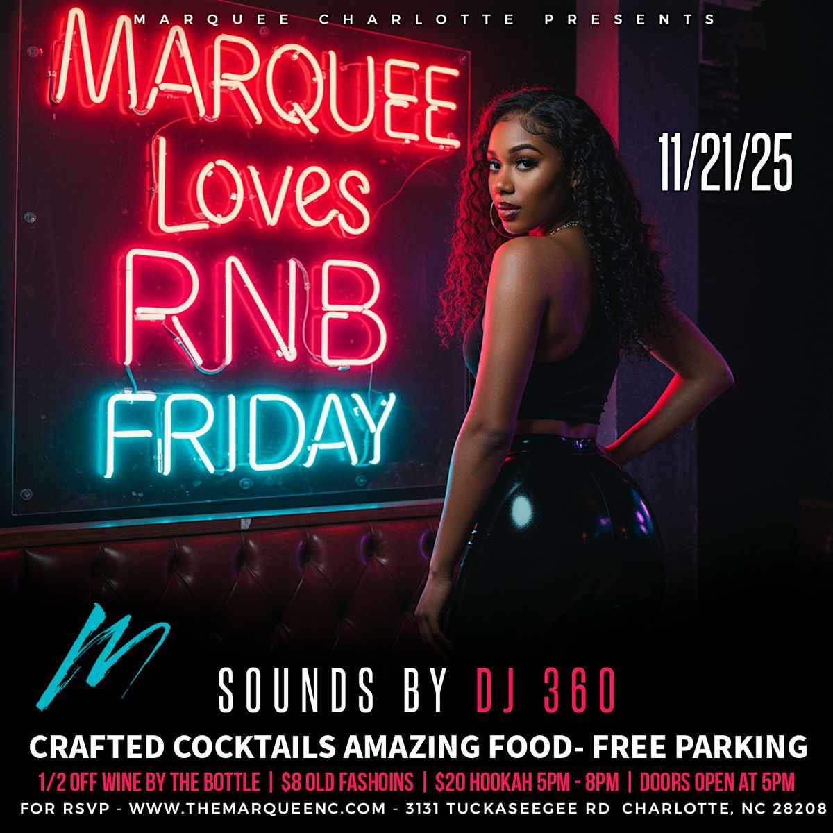 Marquee Loves RnB Fridays | Event in Charlotte | AllEvents