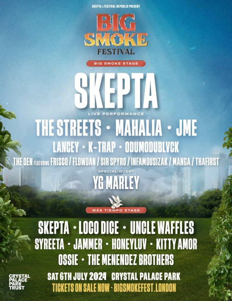 Big Smoke Festival 2025 - Sunday Tickets, 10 August | Event in London | AllEvents