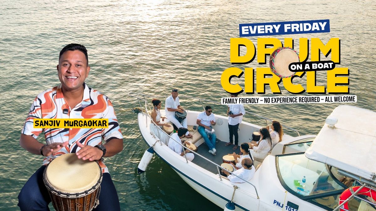 Sunset Drum Circle - On a Yacht in Goa | Event in Goa | AllEvents