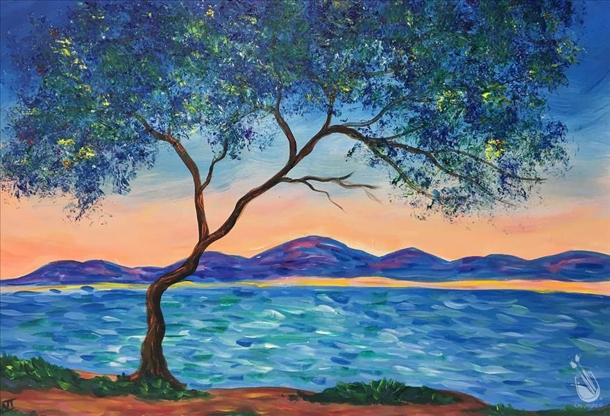 Antibes by **New Art** **Add A Candle**, Painting with a Twist