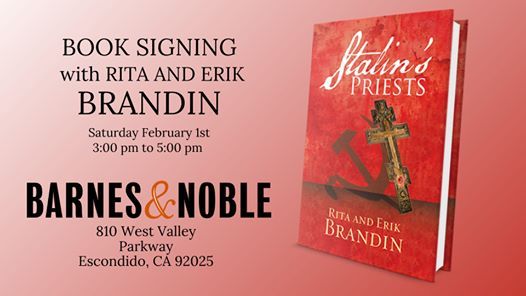 Book Signing With Rita And Erik Brandin At Barnes Noble Escondido