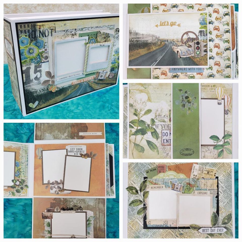 49 and Market Wherever Mini Album Class, Simple Pleasures Rubber Stamps