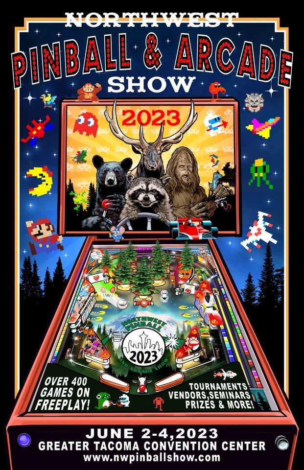 The 2023 Northwest Pinball & Arcade Show!, Greater Convention