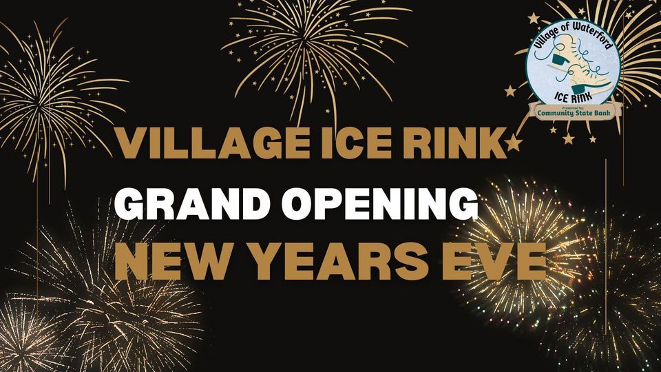 GRAND OPENING of the Village of Waterford Ice Rink Ten Club Park, Ten