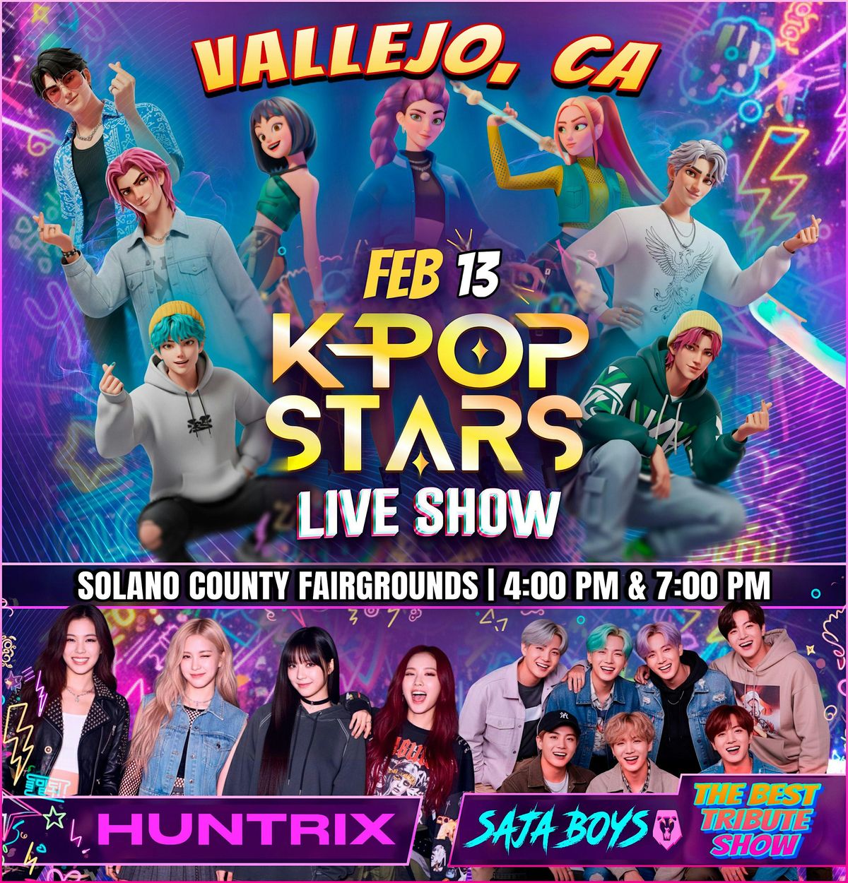 VALLEJO, CA - KPOP STARS, Solano County Fairgrounds, Vallejo, 13 February  2026 | AllEvents