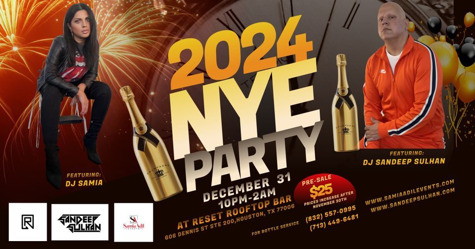 Houstons NYE 2024 Bollywood Bash , RESET HTX, South Houston,