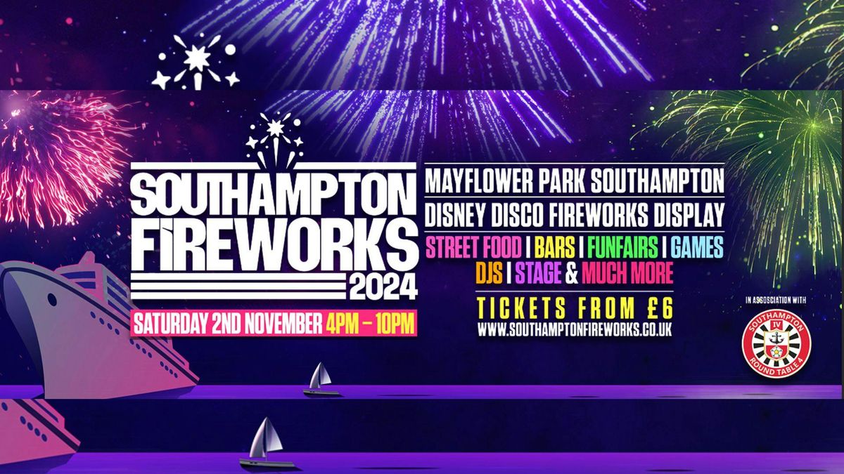 Southampton Fireworks 2025 • Saturday 8th November!, 8 November | Event in Southampton | AllEvents