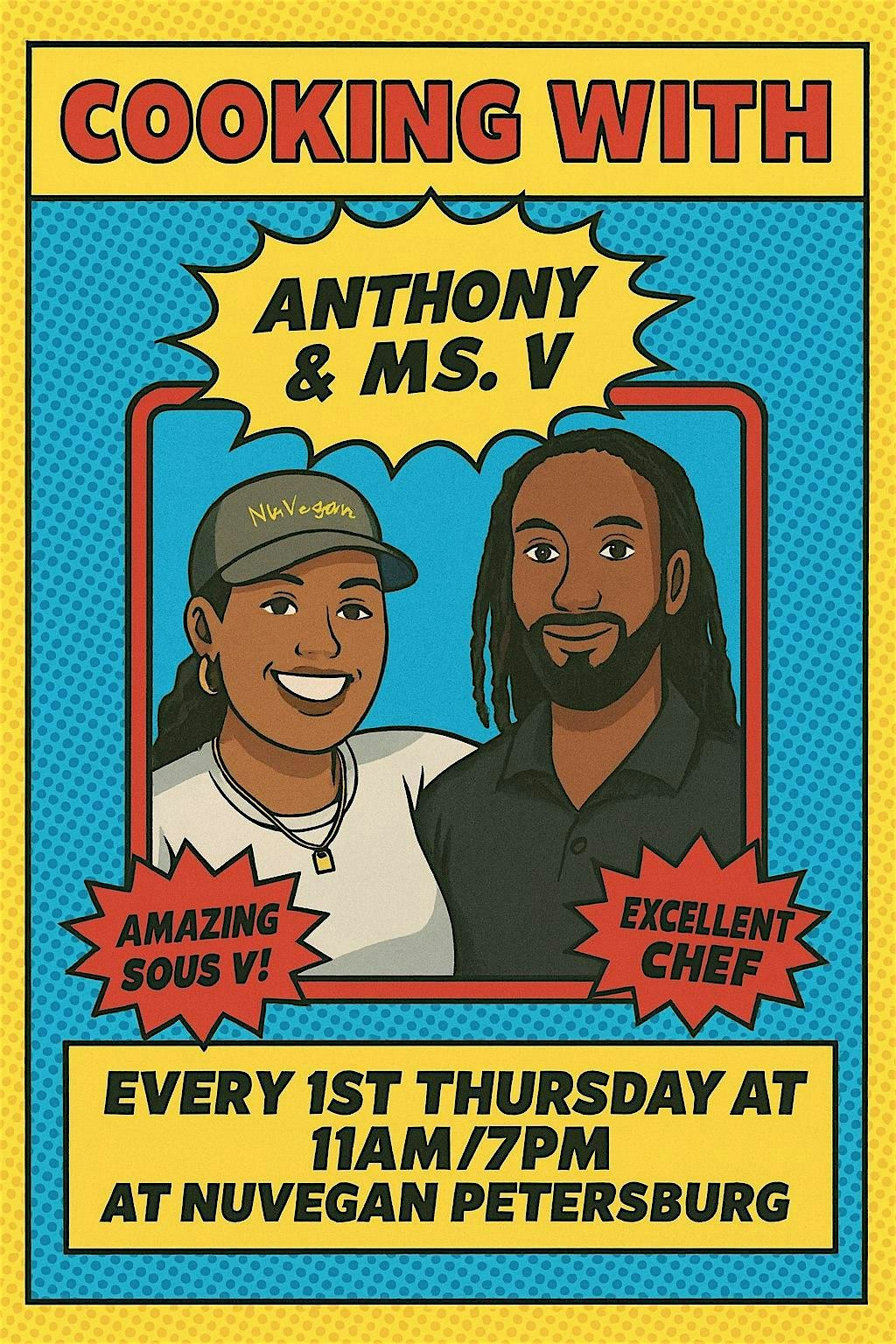 Cooking With Anthony & Ms. V | Event in Petersburg | AllEvents
