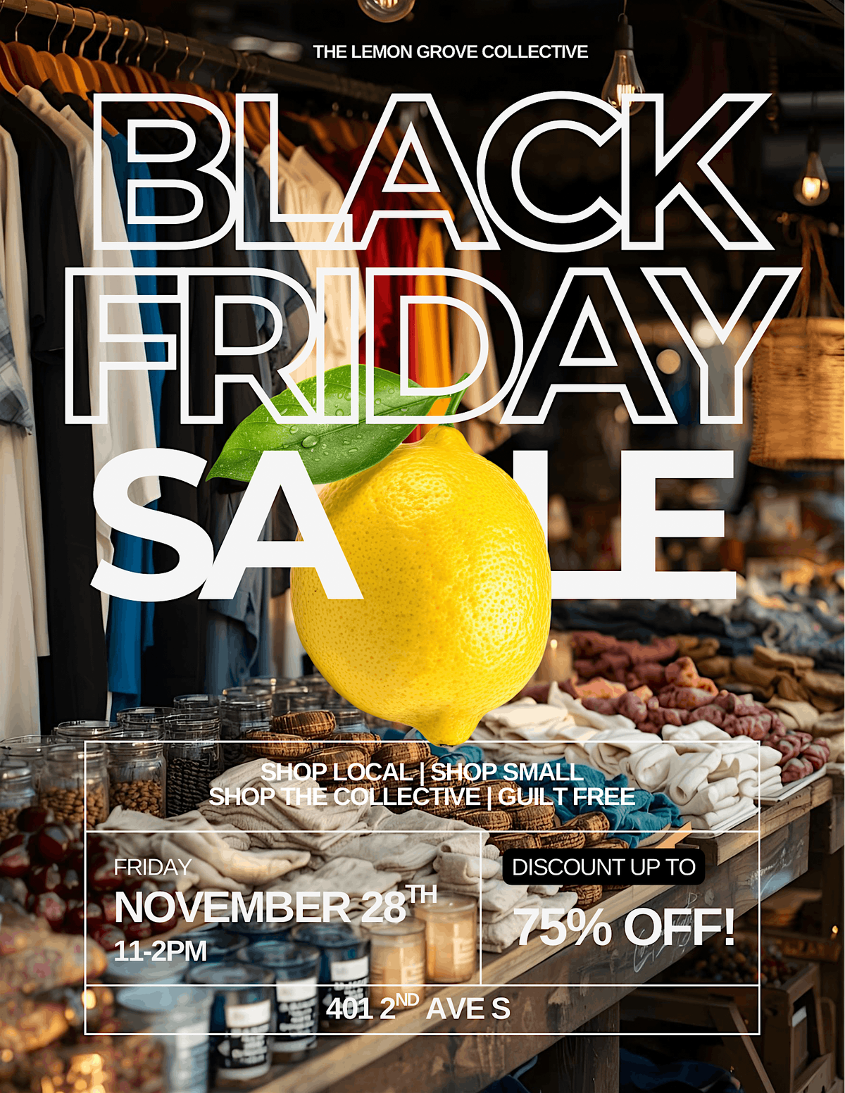 Black Friday Sale at The Lemon Grove Collective, 29 November | Event in Seattle | AllEvents