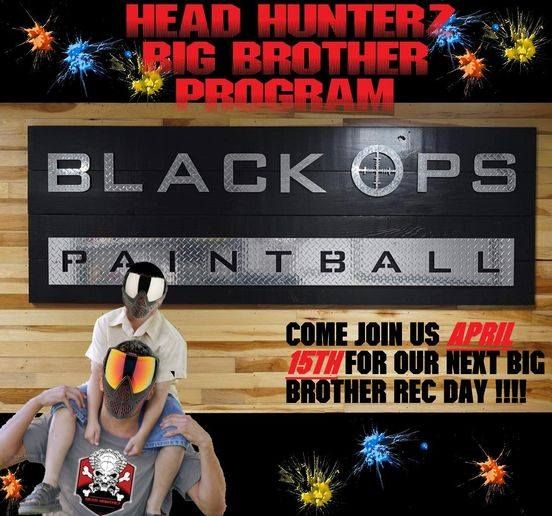 HeadHunterz Big Brother Program, Black Ops Paintball, Fayetteville