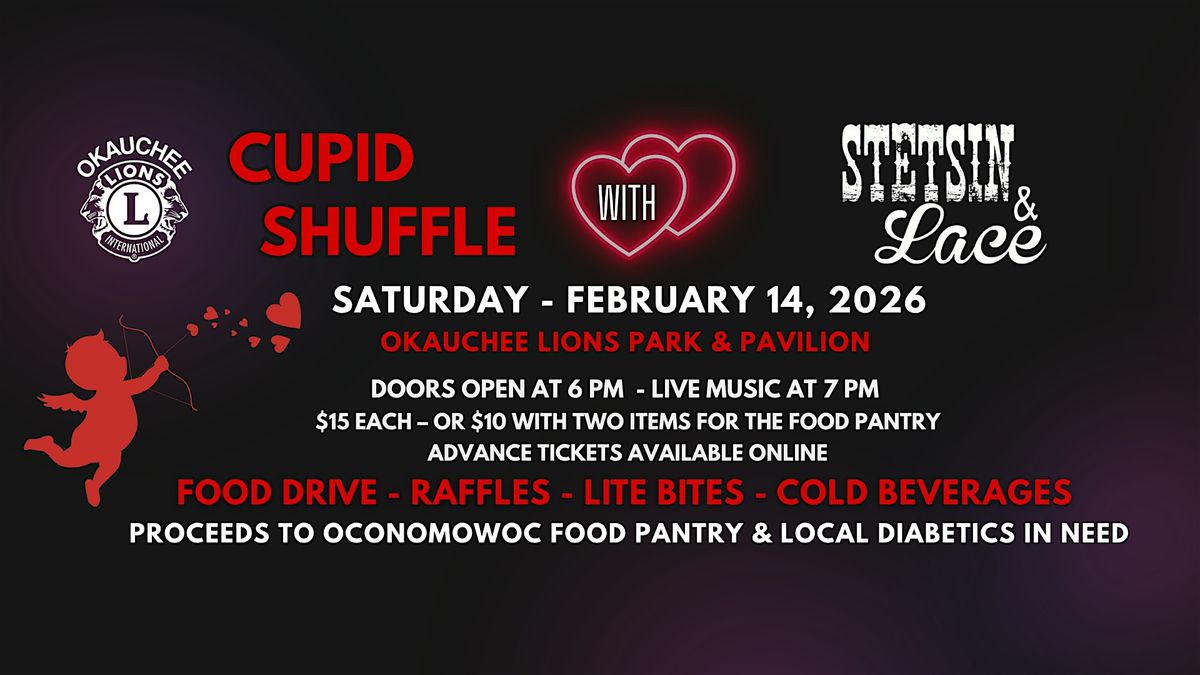 Cupid Shuffle with Stetsin & Lace, 14 February | Event in Okauchee Lake | AllEvents
