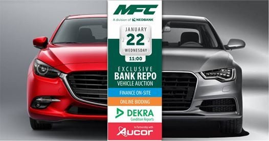 MFC Bank Repo Vehicle Auction, Nedbank MFC Auction House, Kempton Park