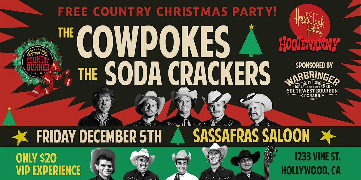 4th Annual HonkyTonk Holiday Hootenanny at Sassafras Saloon!, 5 December | Event in Los Angeles | AllEvents