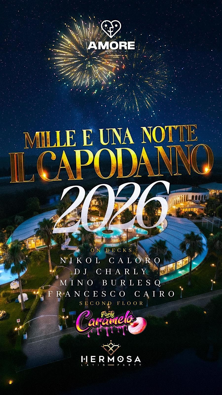 Capodanno 2026 - Mille e Una Notte @Sternatia Lecce, 31 December | Event in Lequile | AllEvents