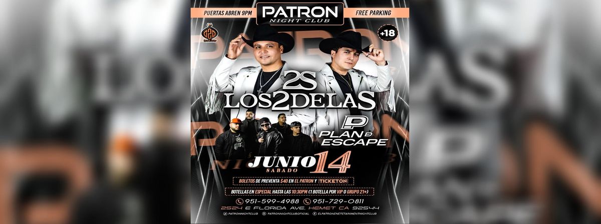 LOS DOS DE LA S & PLAN DE ESCAPE, 14 June | Event in Hemet | AllEvents