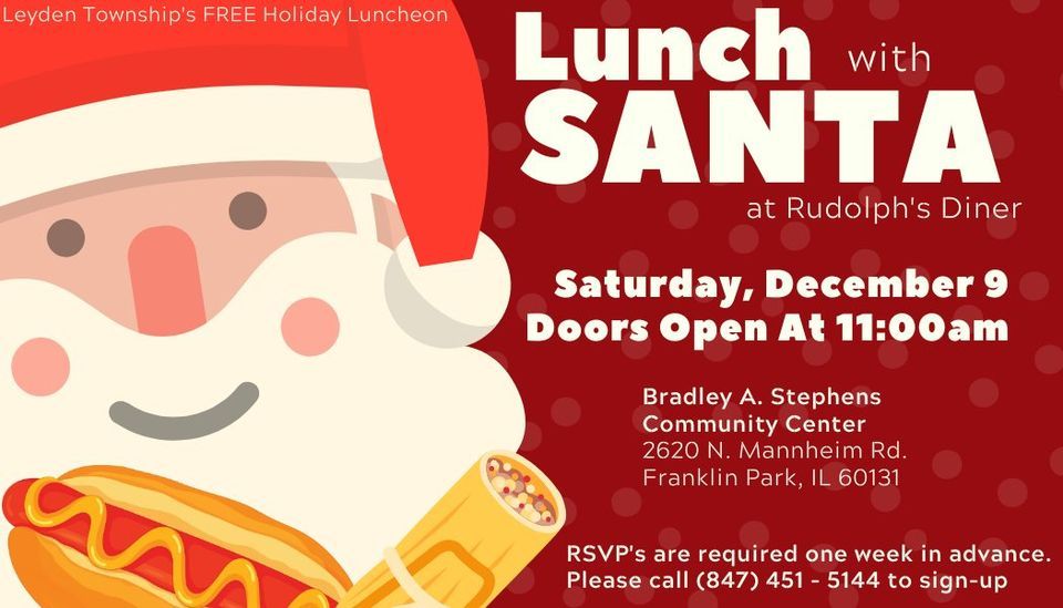 Leyden Townships Lunch with Santa, Leyden Community Center, Franklin