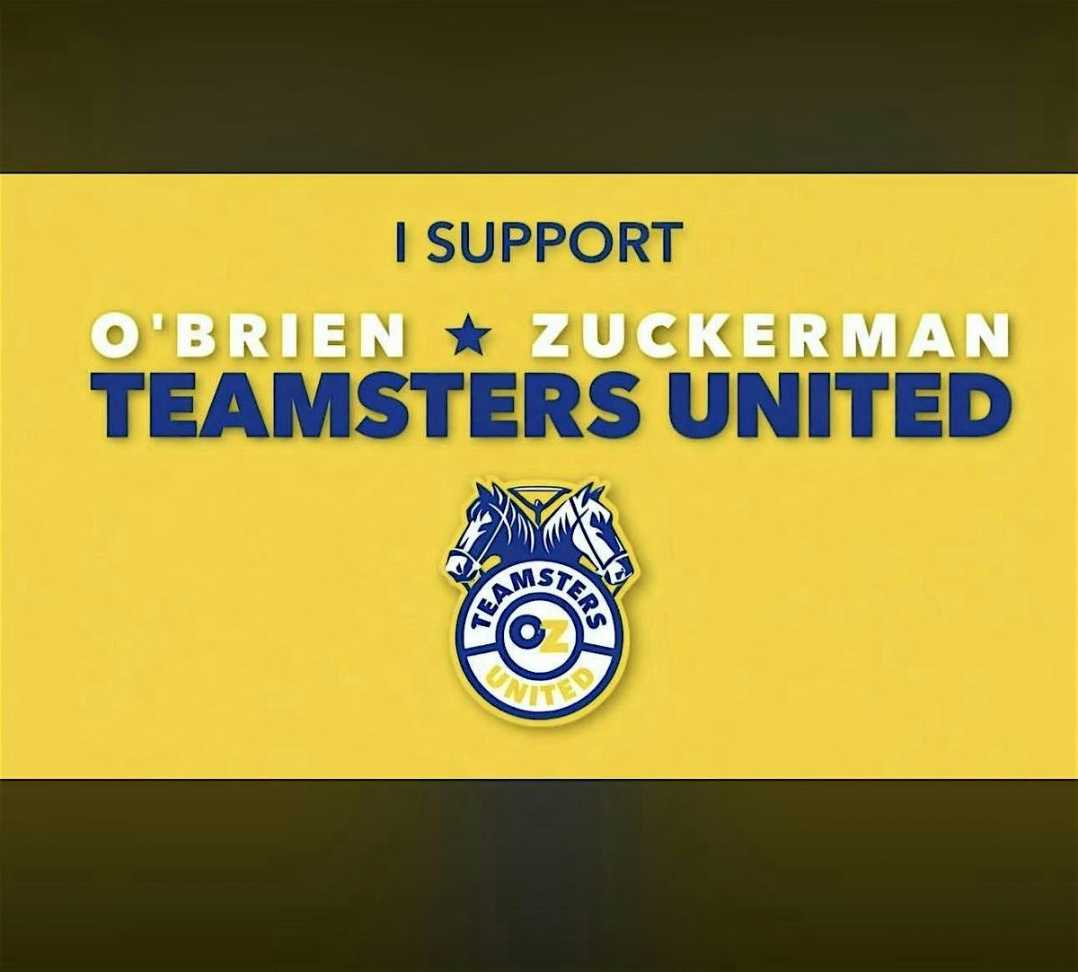 OZ / Roach Teamsters United Fundraiser Dinner