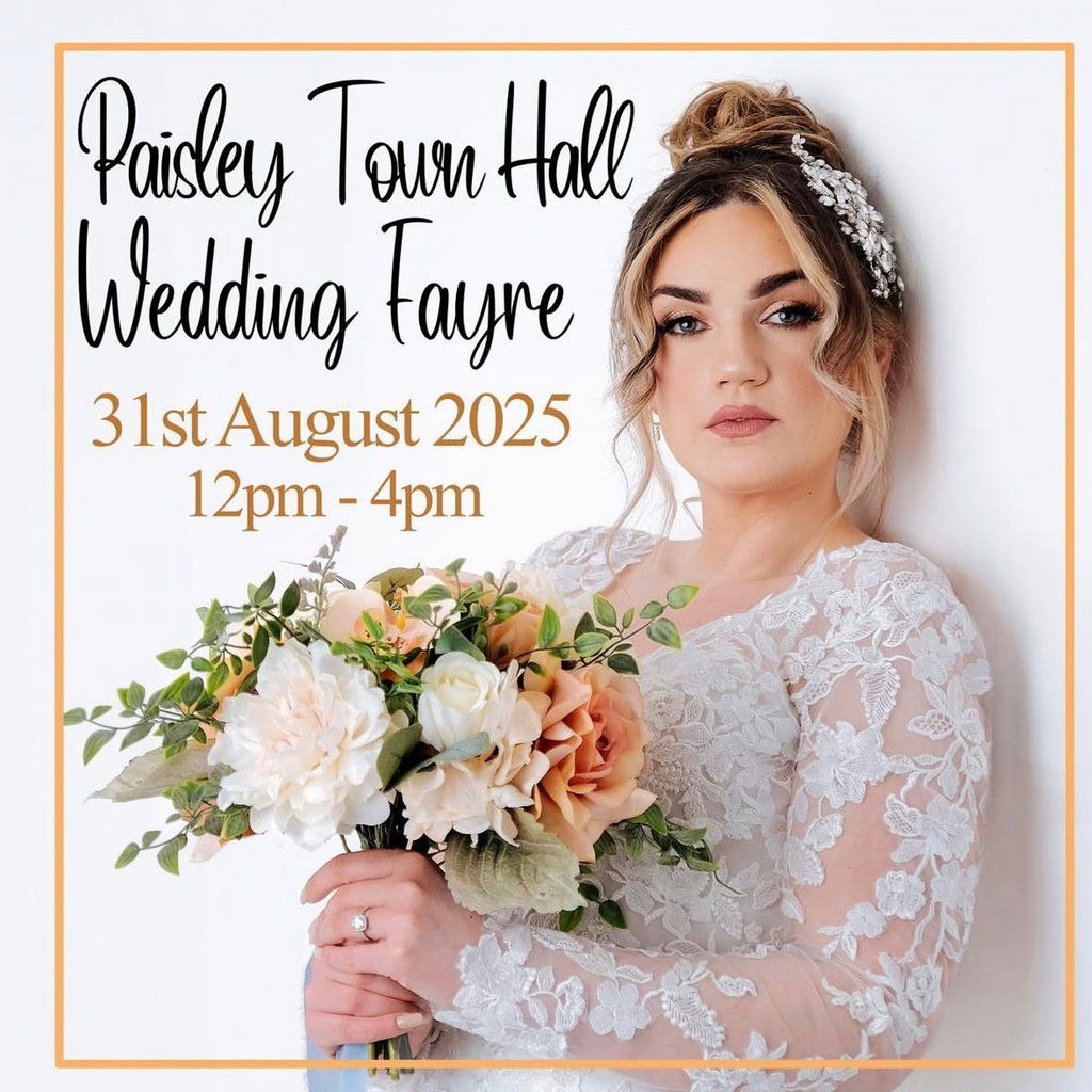 Paisley Town Hall Wedding Fayre, 31 August | Event in Paisley | AllEvents