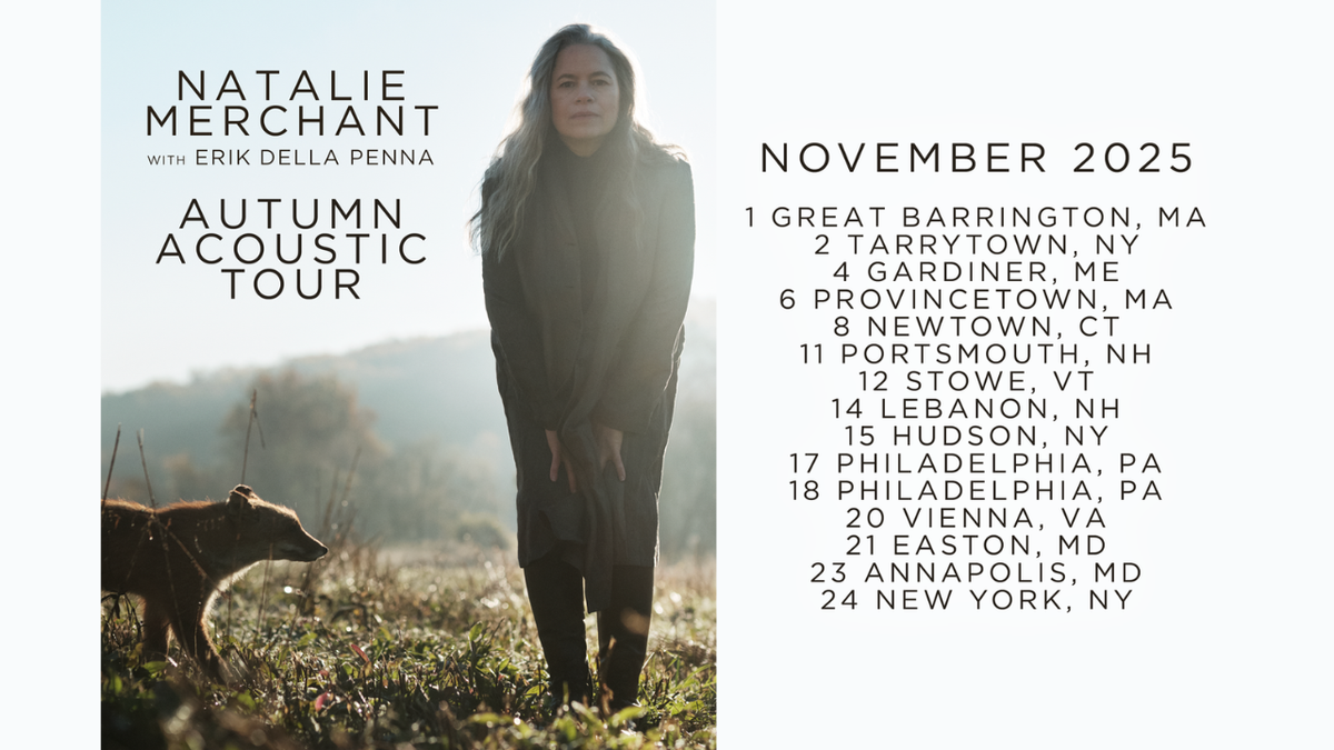Natalie Merchant and Erik Della Penna at Tarrytown Music Hall, 2 November | Event in Tarrytown | AllEvents