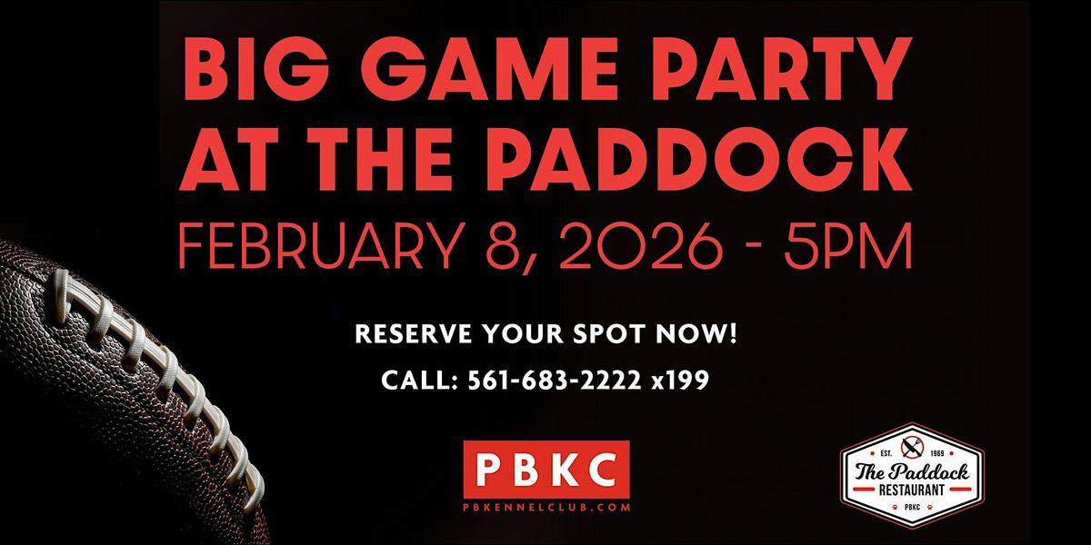 "The Big Game Party" presented by PBKC at The Paddock, 8 February | Event in West Palm Beach | AllEvents