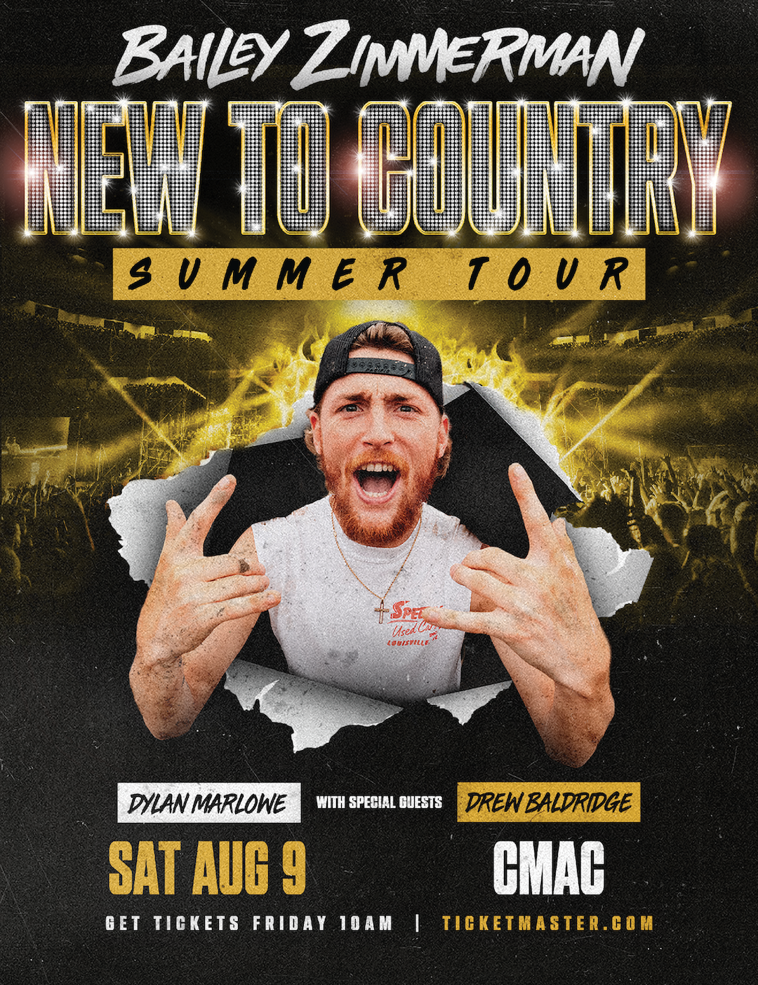 Bailey Zimmerman with Dylan Marlowe and Drew Baldridge, 14 September | Event in Laughlin | AllEvents